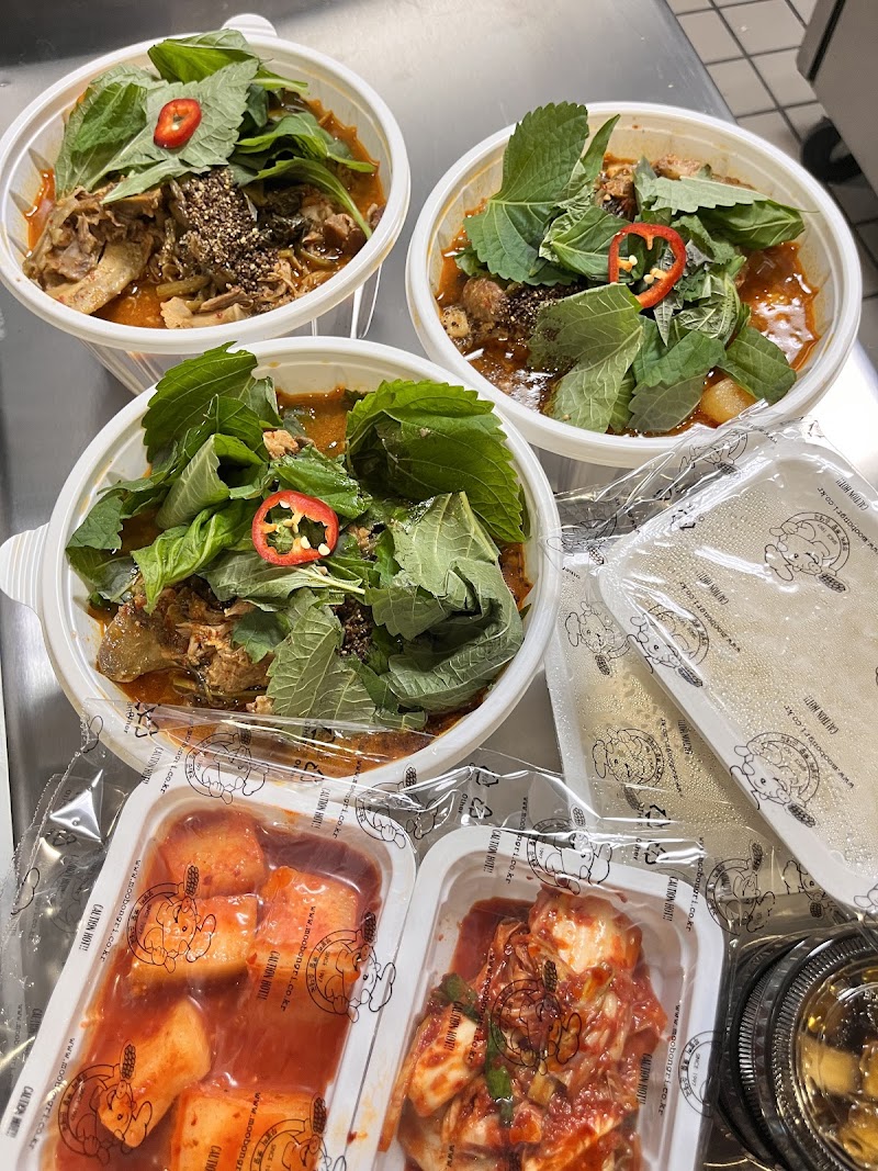 Wooga Korean BBQ food