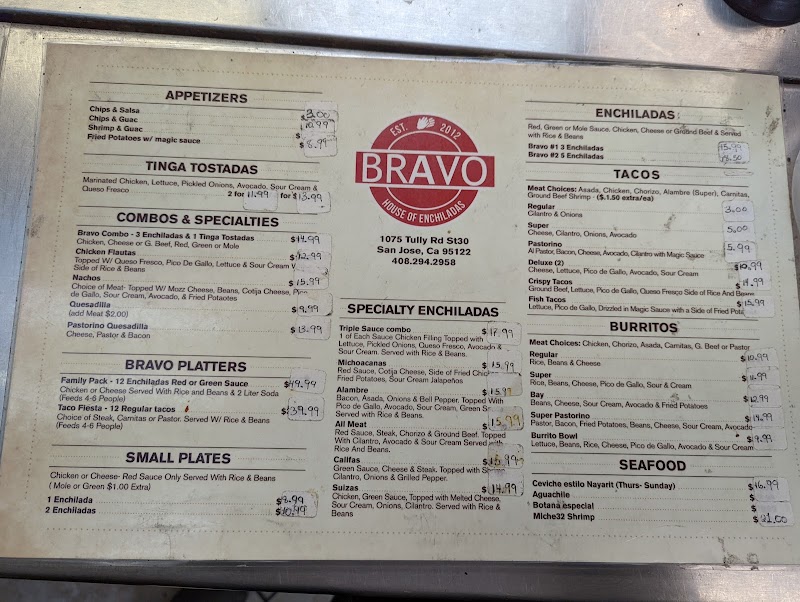 Bravo! House of Enchiladas food