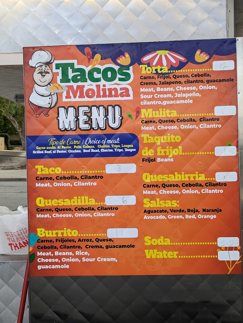 Tacos Molina Food Truck interior