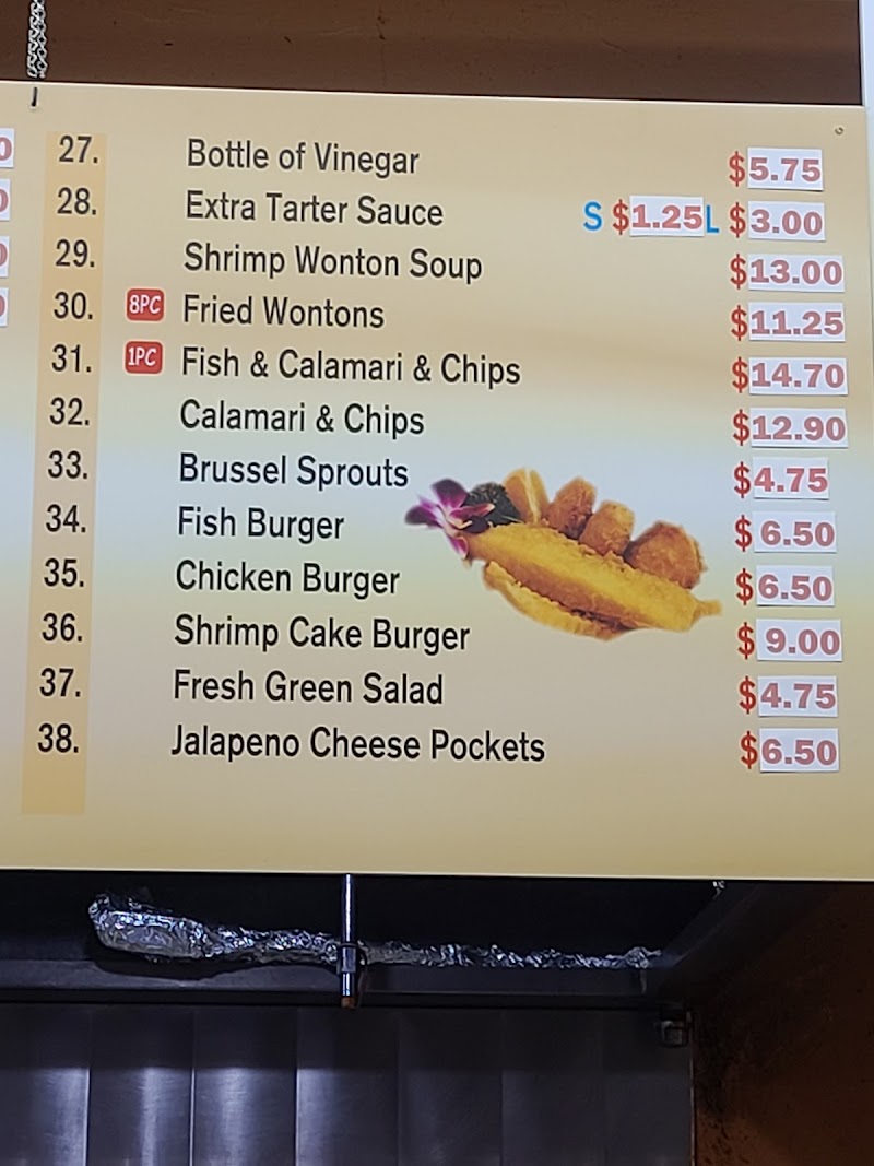 The Bay Fish & Chips food