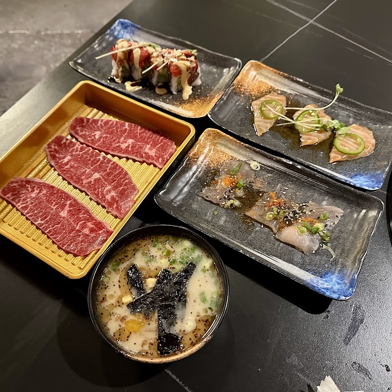 牛浪人 Wagyu Grill AYCE Barbeque, Sushi & Bar food