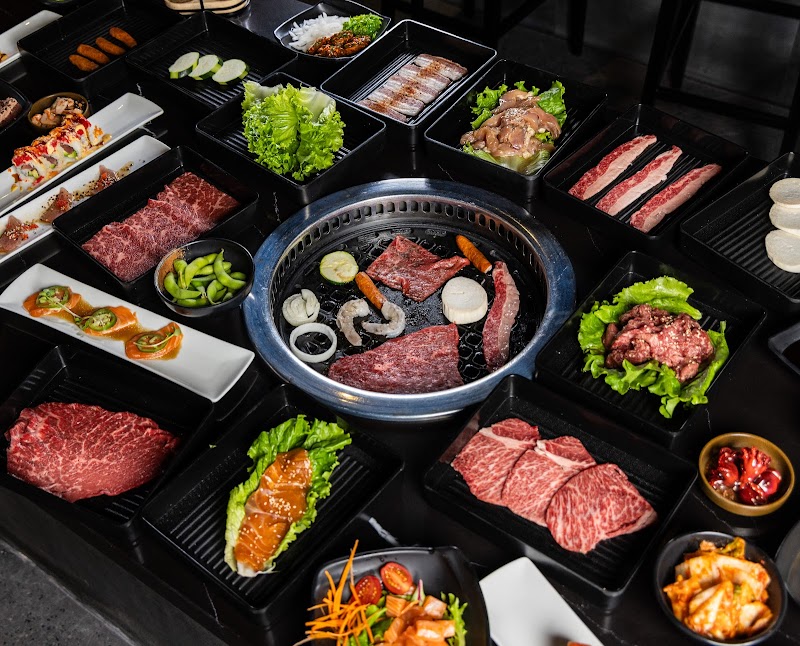 牛浪人 Wagyu Grill AYCE Barbeque, Sushi & Bar food