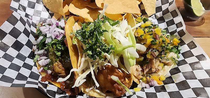 Lotería Taco Bar food