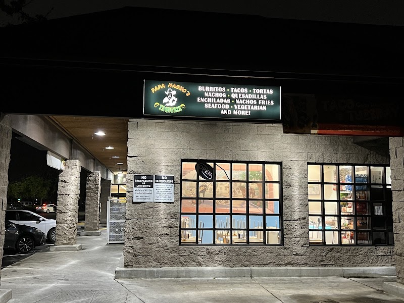 Taqueria Papa nacho’s exterior