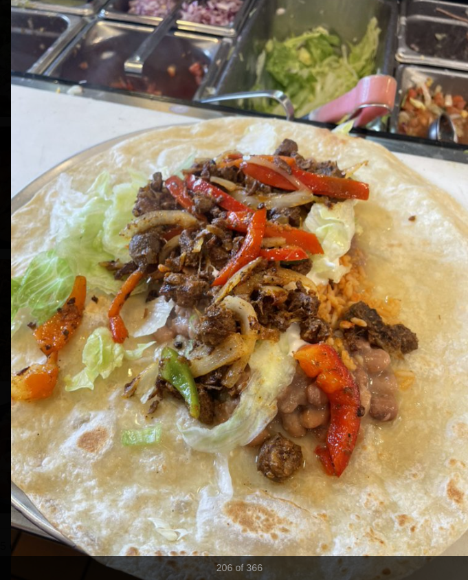 Cal Eats Fresh Mexican Grill food