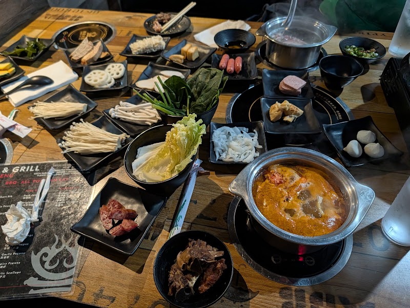 Legend Hot Pot & Grill food
