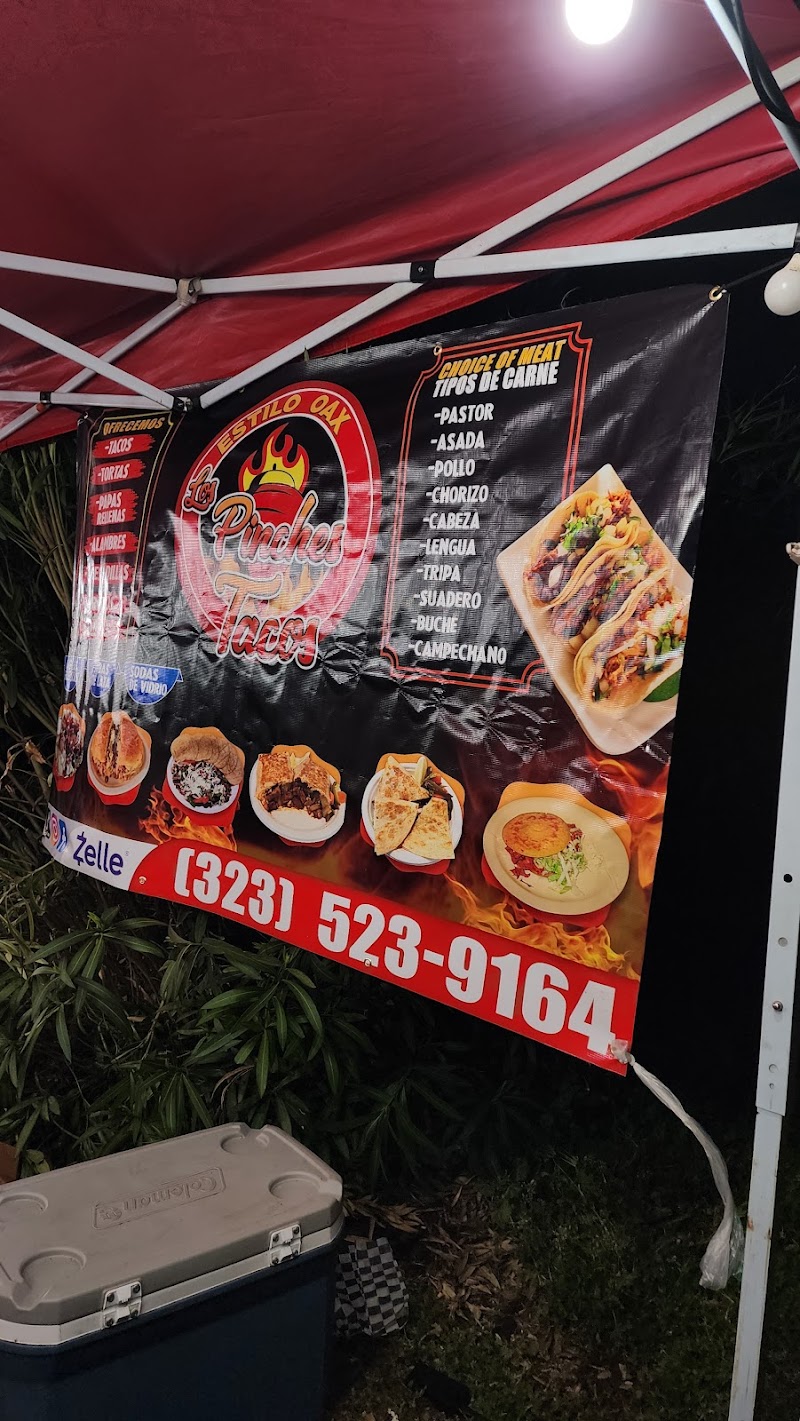 Los Pinches Tacos food