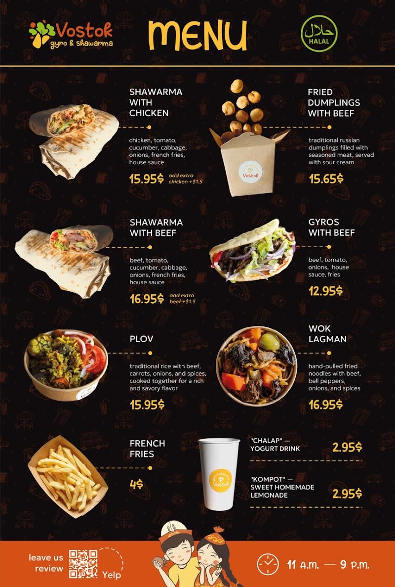 Vostok Gyro & Shawarma Halal food